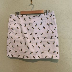 Rachel and Zach tennis skirt with fun pineapple pattern